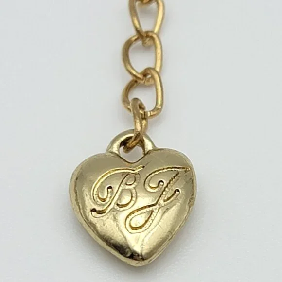 Betsey Johnson Red Enamel Purse Pendant Necklace Gold-Tone Clear Crystal 30 Inch - Picture 8 of 8